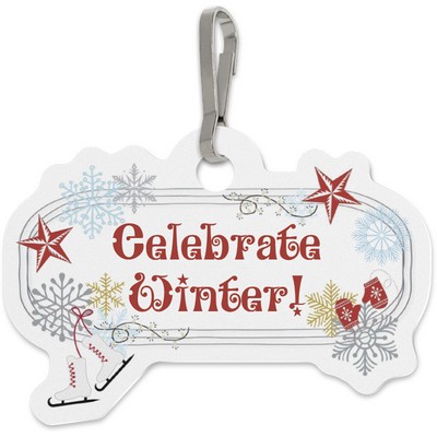 Custom Zipper Pulls (4 sq/in) .030 Compressed Laminated Plastic, Full Color